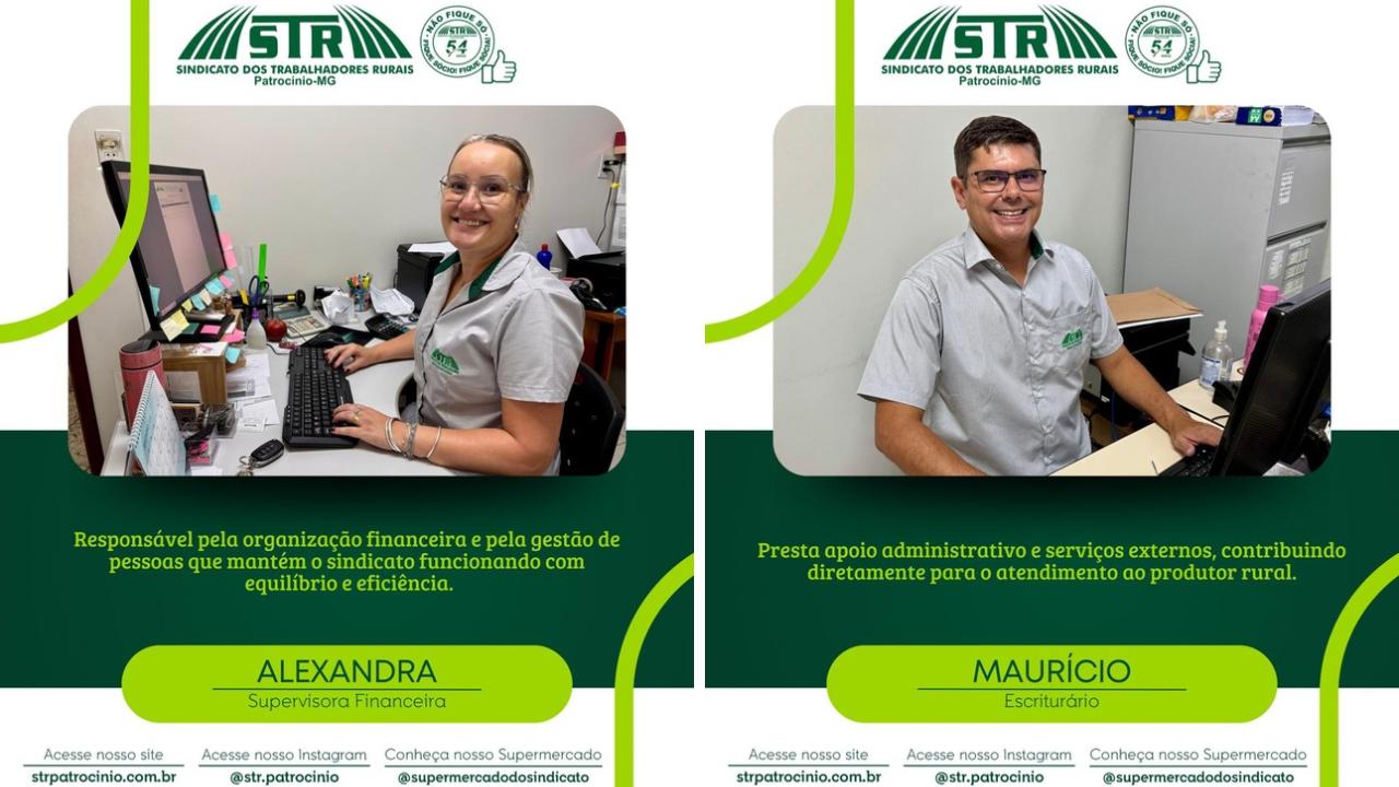 Imagem de dois funcionarios